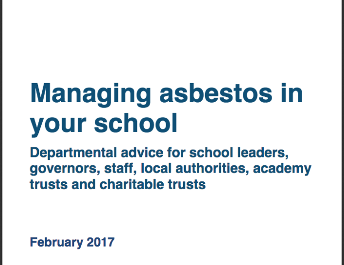 New Government Asbestos Advice for Schools